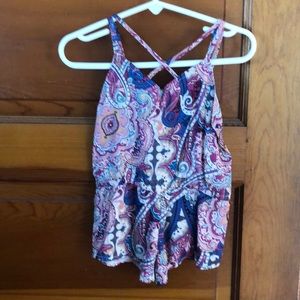Little Girls Paisley Romper
